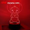 Led Cute Touch Lamp Anime Stitch Gaming Bedroom Decoration Usb Night Lights Kids Birthday Personalized Gift Aesthetic Room Decor