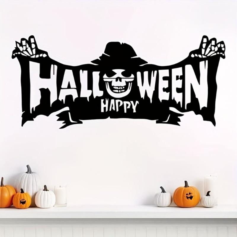 Halloween Metal Decoration Home Scary Spider Web