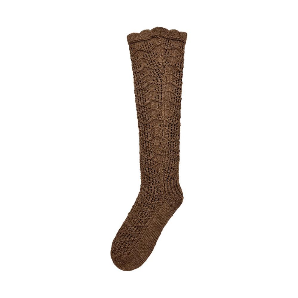 New Knitted Hollow Calf Socks Warmth Harajuku Street Stacked Long Tube Socks Casual Breathable Mid Tube Socks Women Girls