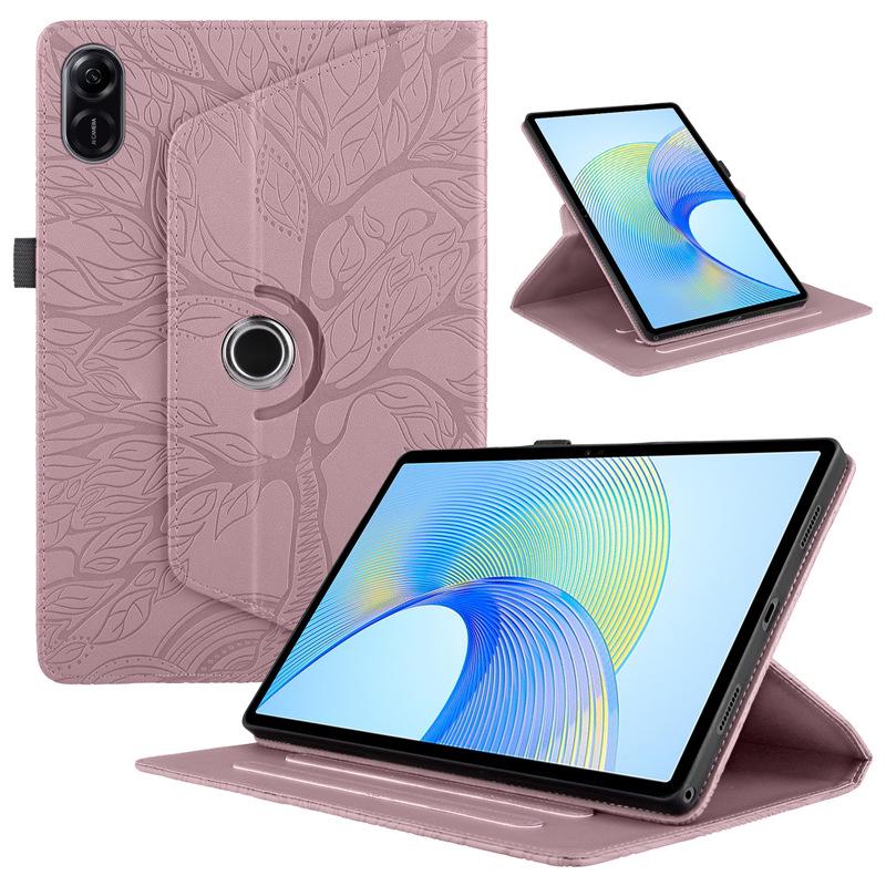 Tree of Life Embossed Rotating Stand Case for Honor Pad X9/X8A