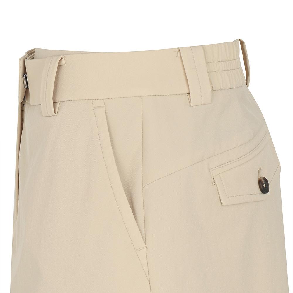 MALBON GOLF Casual H-Line Skirt Beige (Woman)