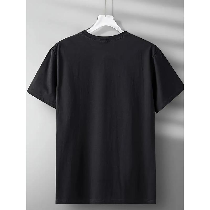 European sizes Mens T-shirt Majestic Lion with UFO In The Sunset Background | Fantasy Wild Design | Magnificent Animal Declaration Top