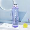Large Capacity Portable Sports Water Bottle with Straw