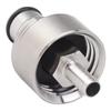 2Pcs Stainless Steel Carbonation Cap Forced Carbonation PET Bottle Filling CO2 Coupling Cap for Soda Beer Home Beverages