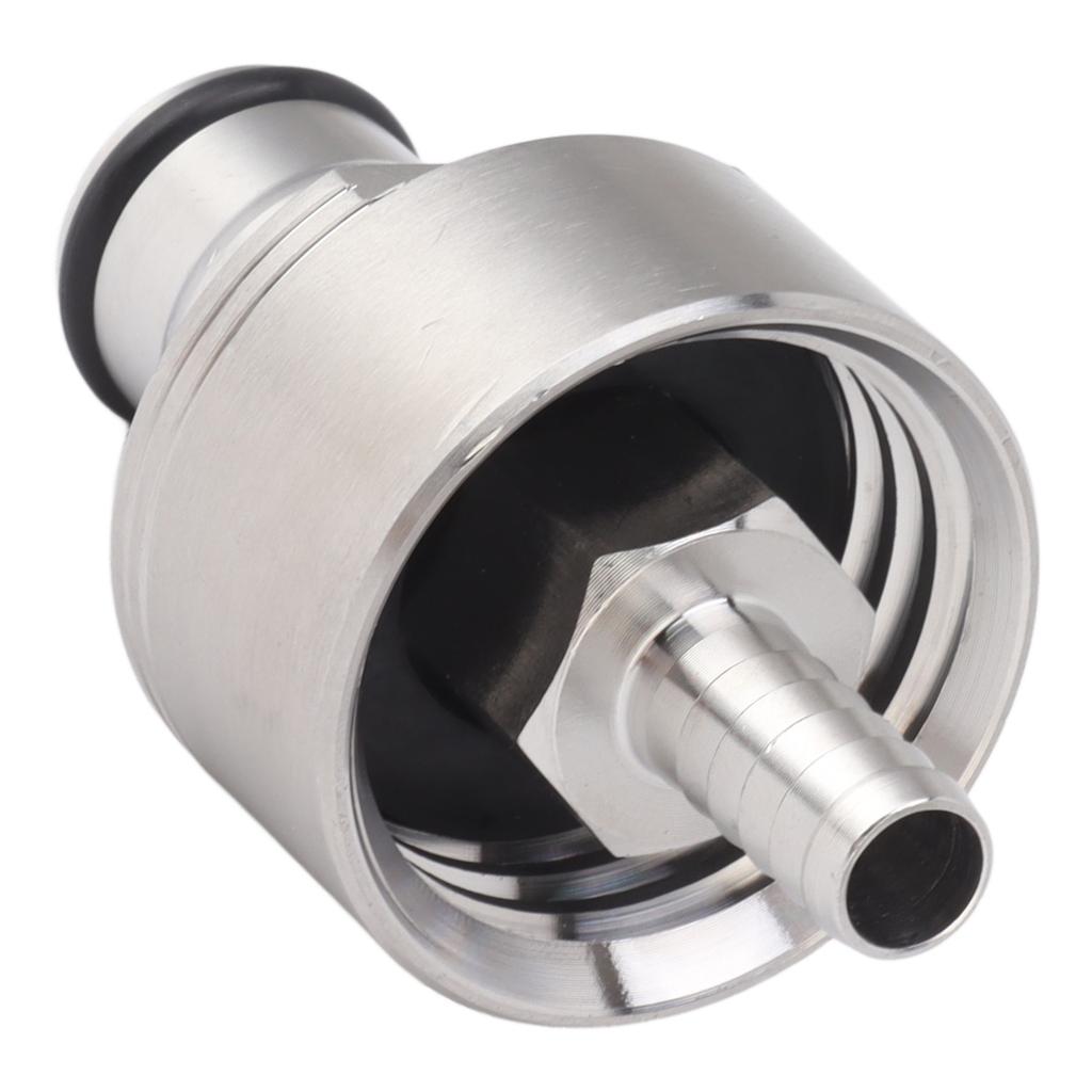 2Pcs Stainless Steel Carbonation Cap Forced Carbonation PET Bottle Filling CO2 Coupling Cap for Soda Beer Home Beverages