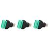 3Pcs RJ45 Screw Terminal Adapter RJ45 Female Thread To 8 Pin Network Connector Welding Free