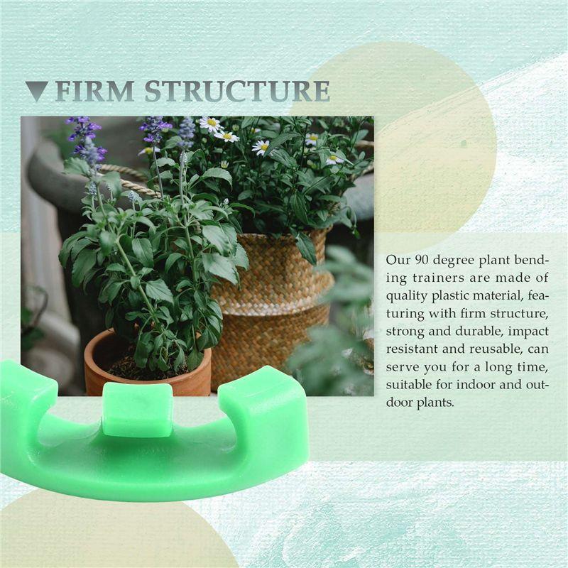 AEE4-36 Pcs 90 Degree Plant Trainer For Low Stress Training Bending Clips LST Clips For Plant Trellis Growth Kits