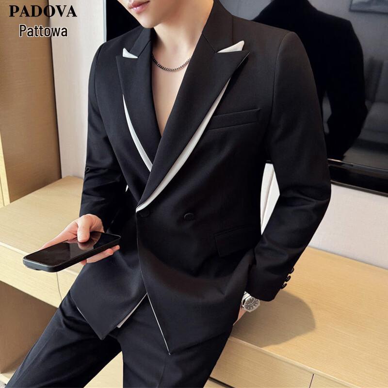 Patova 2026 Lyocell Wool Blend Double-Layer Lapel Suit 36