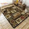 Fermă în stil rustic Lodge Urs Elan Cerb Covor moale pătrat de flanel Covor de casă de epocă Sufragerie Covorașe Covor dormitor