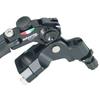 7/8" 22mm Motorcycle Cable Clutch Lever Handlebar CNC Aluminum Alloy Collapsible 90° Hand Bar For Surron Yamaha Keeway Honda