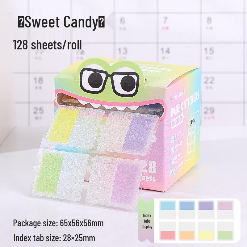 Синие Фруктовые Морозостойкие Прозрачные Стикеры - Перламутровая Отрывной Блокнот для Заметок (Без следов)