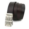 Hi Men's Leather Belt Luxury Designer Belts Men High Quality Male Metal Buckle Belt