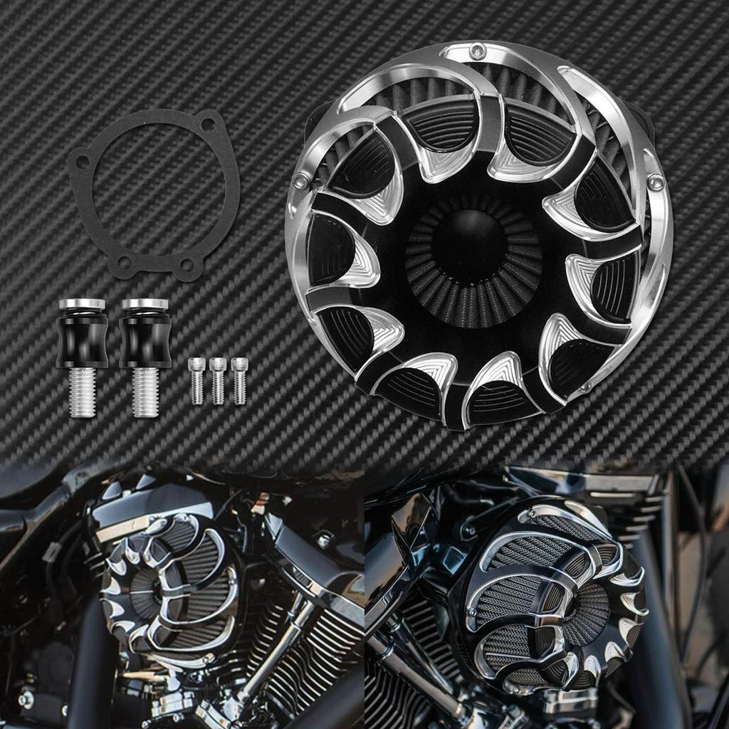 HDBUBALUS Motorcycle Motorcycle Air Filter Air Kit for Harley Sportster Harley XL Sportster 04-19