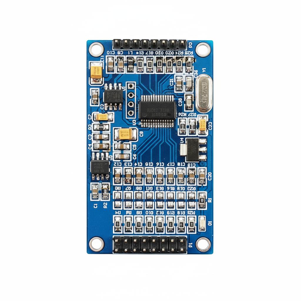 

ADS1256 24-Bit 8-Channel ADC Module High-Precision ADC Data Acquisition Card 10*10*2 білий