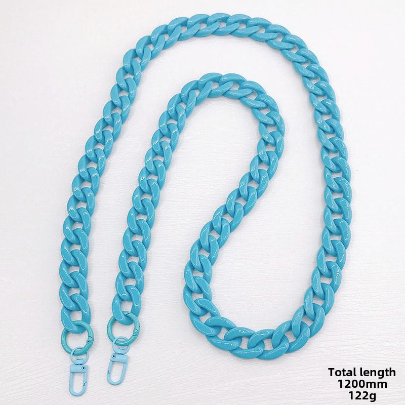 Yilian Schmuck Acryl Geflochtene Umhänge-Handy- und Taschenkette