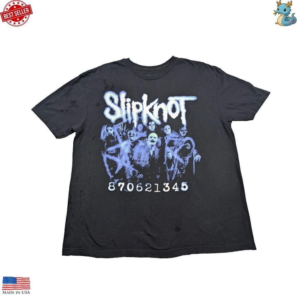 Slipknot Tour Concert T Shirt Reprint Rock Band Tee Unisex Unisex T-Shirt XXL