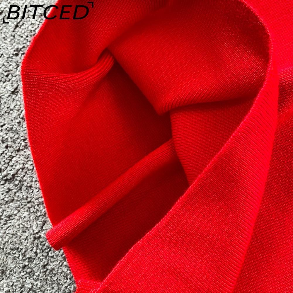 BITCED Conjunto de Moda para Mujer Otoño Invierno Suéter Holgado de Manga Larga a Cuadros Conjunto de Dos Piezas Pantalones de Punto Rectos de Pierna Ancha Adelgazantes de Cintura Alta