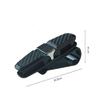 Car Carbon Fiber Look Glasses Clip Sun Visor Sunglasses Holder 180 Degree Adjustable Universal Auto Card Ticket Fastener