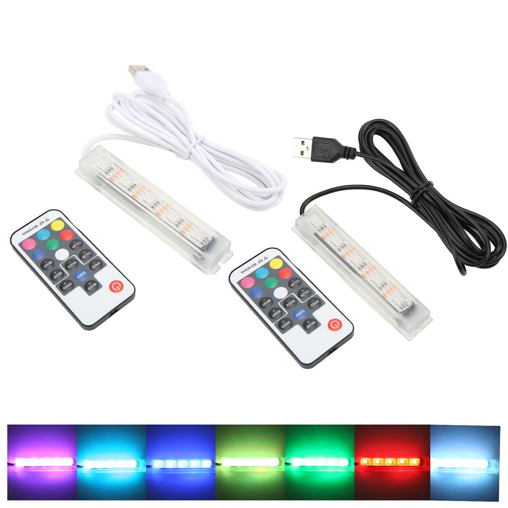Fish Tank Accessory  Aquarium Lamp Light USB Powered Remote Control Colorful Fish  LED Lamp for Landscape USB Aquarium Light
