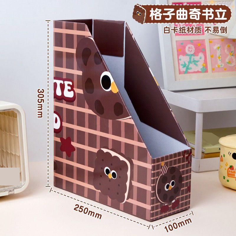 

1pcs Cute cartoon book stand, desktop bookshelf stand, partition board, fixed book layer partition board