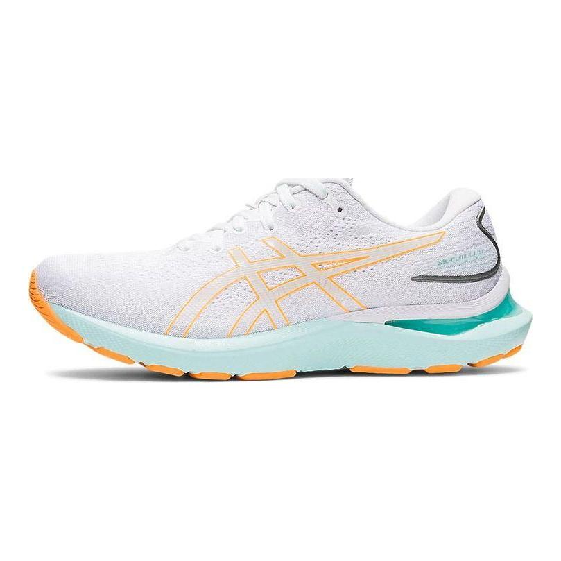 Asics Gel Cumulus 24 White Orange Pop Women Sneakers 1012B206-100