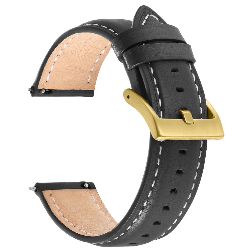 Cinturino per Orologio in Pelle di Vitello Materiale Morbido Cinturino da Polso 18mm 20mm 22mm con Fibbia in Acciaio Inossidabile Accessori per Orologio
