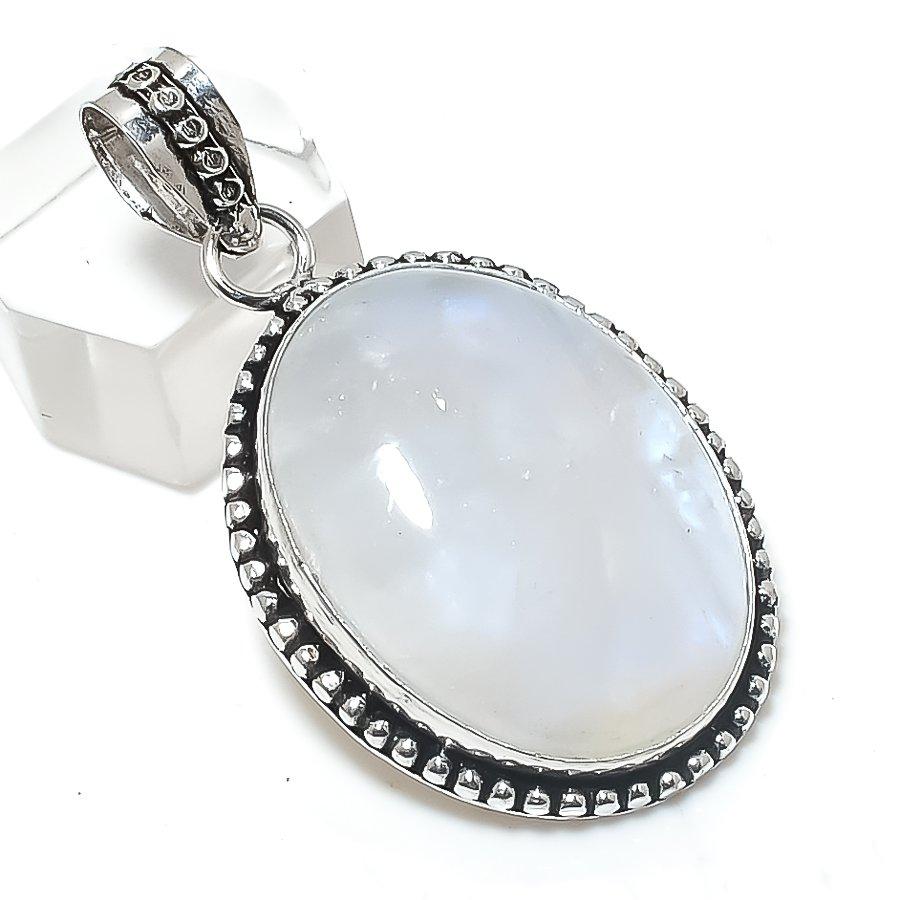 

Moonstone Gemstone 925 Sterling Silver Jewelry Pendant 1.89