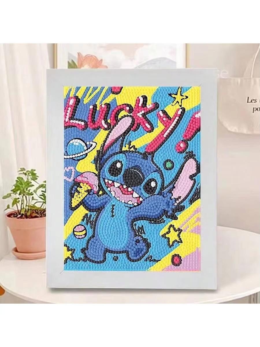

Stitch Diy Diamond Painting Kit Featuring , Ideal For Holiday Gifts Or Collectibles One Size