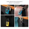 New Plastic TSA Customs Code Lock for Travel Luggage Password Changeable Lock Contrast Color Design Padlock Combination Lock