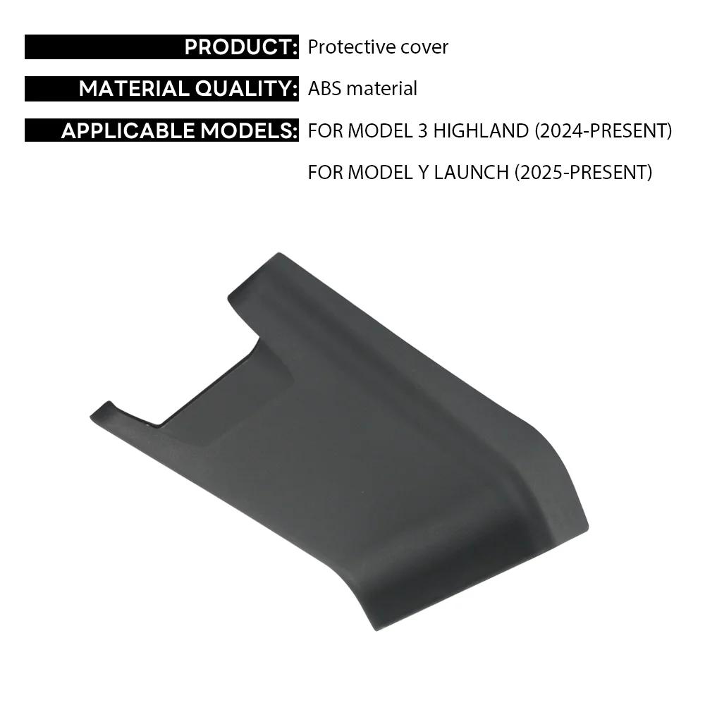For Tesla Model Y Juniper 2025 Model 3 Highland 2024 Central Armrest Box Rear Seat Anti-Kick Board Anti Dirty Protection Cover