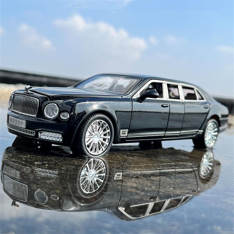 1:24 Mulsanne Slitina Model Auta Hračka Kovový Odlitek Modely Vozidel Zvuk Světlo Zatáhni Zpět Sběratelská Auta Hračky Dárek Pro Miminka Děti