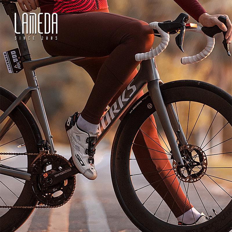 Lampada 2022 Autumn/Winter Men's Windproof Fleece Cycling Bib Pants