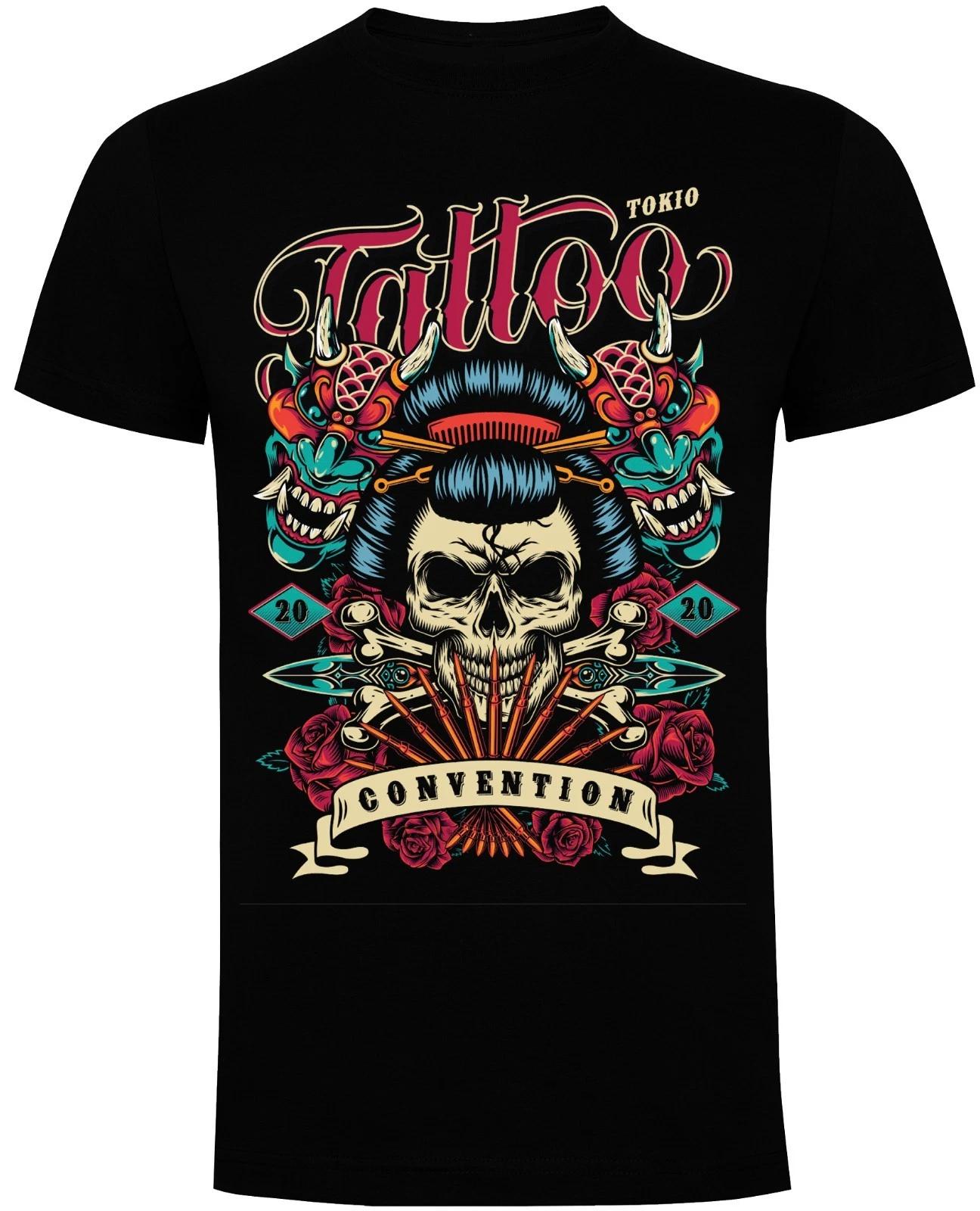 Tokio Tattoo Convention Skull Snake T-Shirt (Black) XXL
