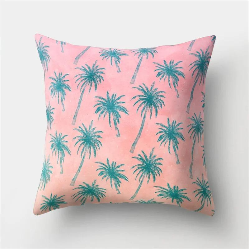 

Taie d oreiller à motif d arbre d ampli de cuir chevelu vert, ornements de voiture, bureau, salon, maison 40x40cm