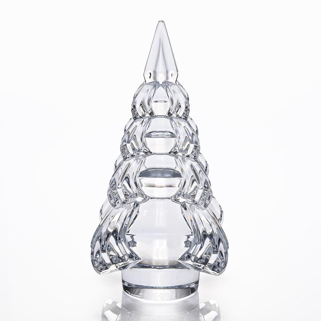 Baccarat 2025 Christmas Tree, Palmette, 13cm, Clear, 2817271, Luxury Ornament, Interior Decoration
