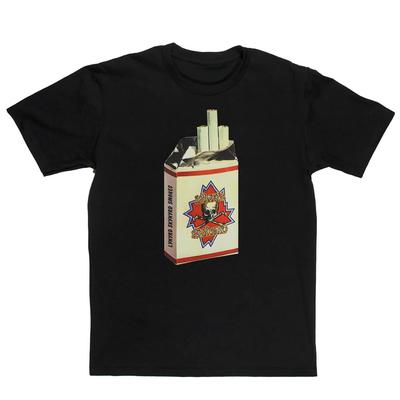 Lynyrd Skynyrd Cigarette Graphic Printing Summer Luxury Brand Cotton Men's and Women's T-Shirts Short Sleeves Street Fashion