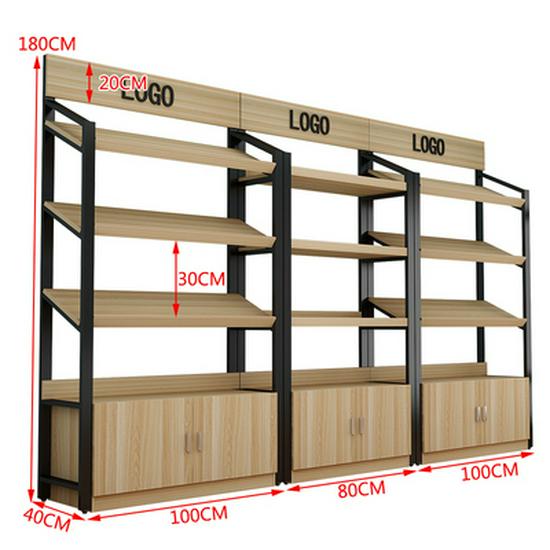 Multi-Layer Slanted Display Stand for Cosmetics and Snacks