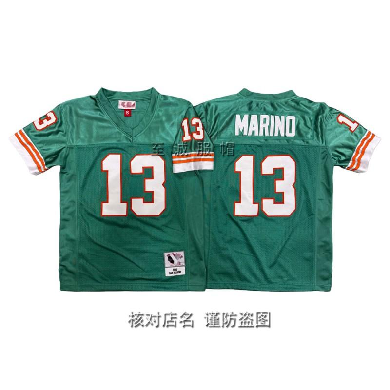 Kids Retro Football Jersey Team Uniform Dolphins Rams Commanders Youth Training Wear Cotton Blend