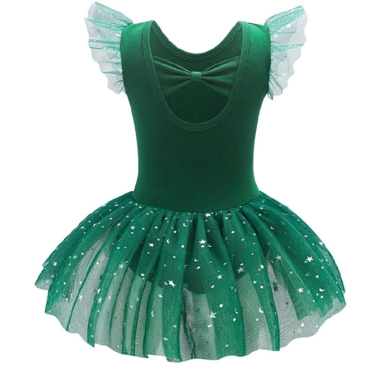 Ballet Performances Wear Leotard Comfortable Girls Dance Dress Glittering Sequins for Childrens Dance Gymnastics