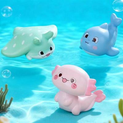 5/10Pcs Cute Mini Sea Animals Statue Aquarium Home Desktop Micro Landscape Resin Fish Tank Aquarium Decoration Accessories