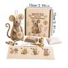 Embroidery Animal Kit Cute Mouse Handmade Ornament Embroidery Animal Kit For Beginner For Adults Women Men Home Living Room