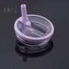 40oz Tumbler Flip Straw Lid Replacement Leak-Proof Splash Resistant Cover for Cup BPA-Free Reusable Glass Lid with Folding Straw