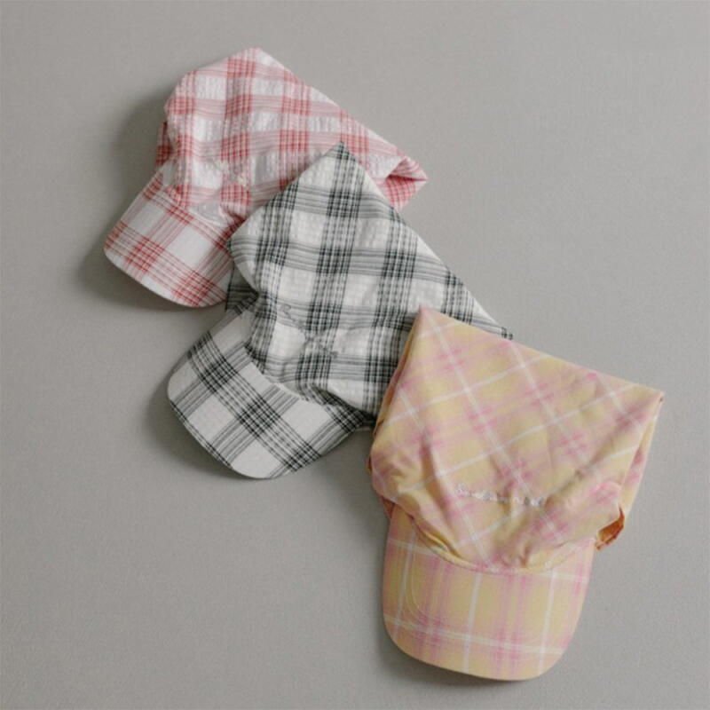 Women's and Men's Checkered Kerchief Cap Hat