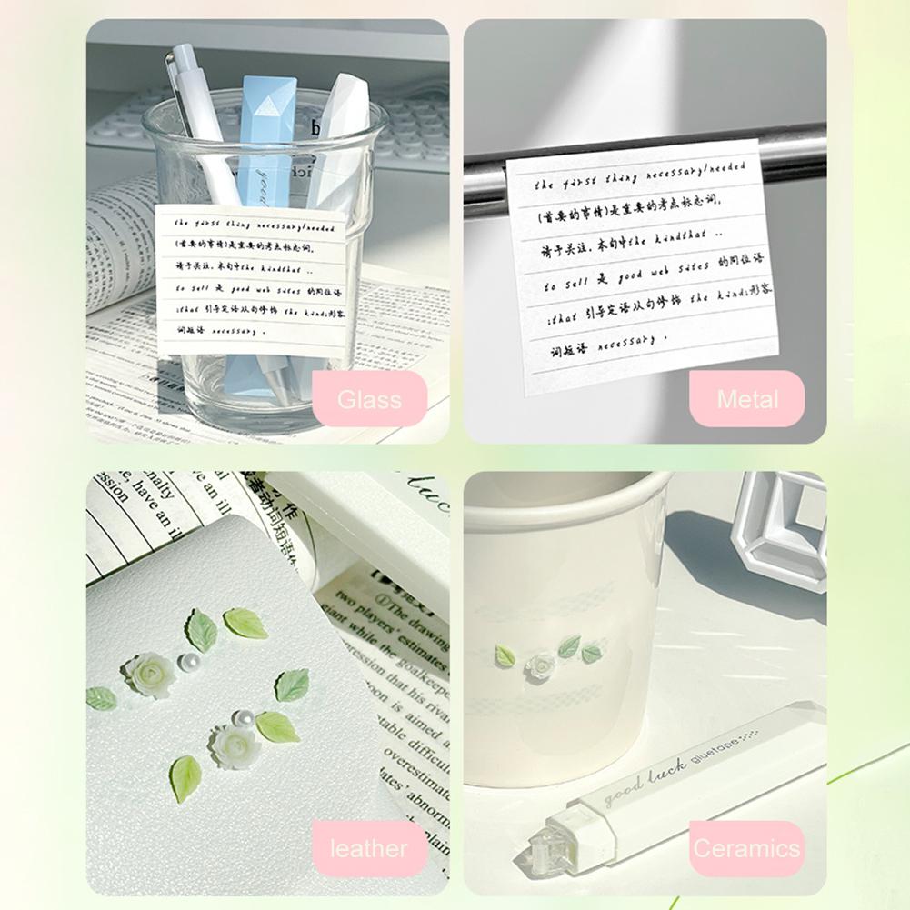 4pcs Double Sided Tape Pens,Aesthetic Correction Tape,Double Sided Dot Glue Tape Pen For Scrapbooking DIY Crafting Art