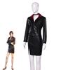 European and American Halloween Crosses Resident Evil Curse Cos Clothing Ada King Women's Leather Cosplay Buttocks C Clothing