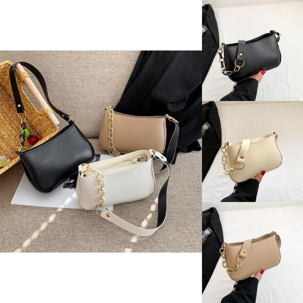 Fashionable Minimalist Pu Shoulder Bag Trendy 2023 Simple Underarm Bag For Women