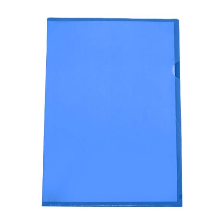 6 Color L Shaped Folder A 4 Plastic Folder Paper Clip Folder Presentation Folder for Protection File