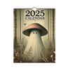 Mushroom Ghost 2025 Calendar, 8.5 * 11" Vintage Cottage Core Ghost Calendar