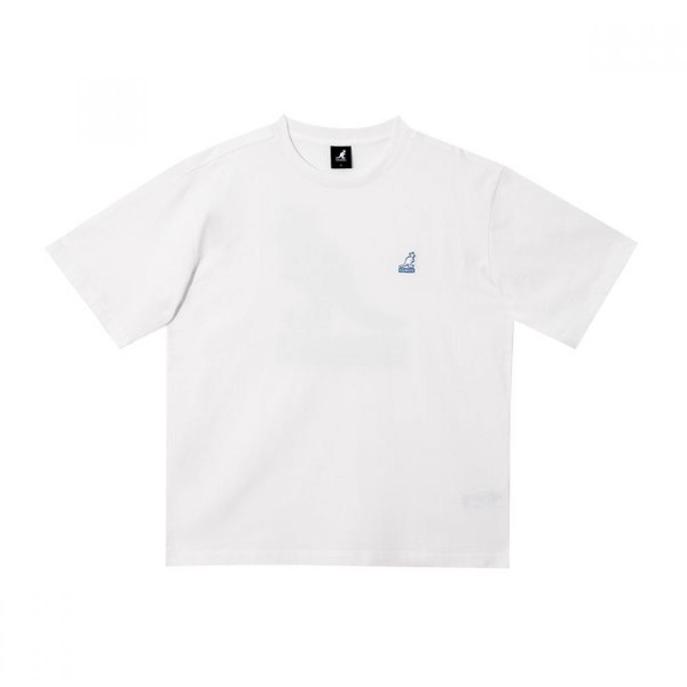 Kangol T shirT 2820 Off whiTe One Kangaroo SS