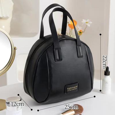 Tragbare Kosmetikaufbewahrungstasche mit großer Kapazität, strapazierfähiger Reißverschluss, Make-up-Tasche, Reise-Kosmetiktasche, Handliche Make-up-Tasche, Geschenke